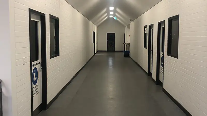 School corridor painting
